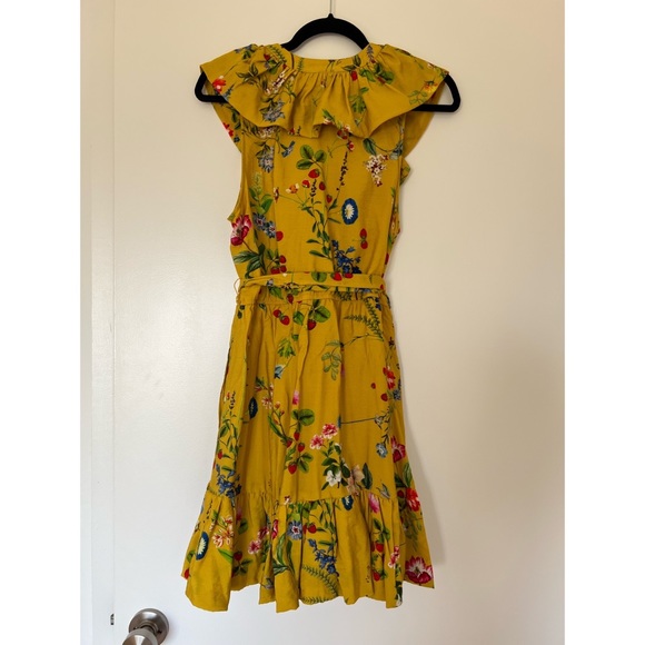 NWT, Anthropologie Maeve Floral-Wrap Mini Dress - Picture 8 of 8